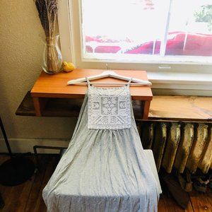 Flowing Aztec Pattern Spring Dress